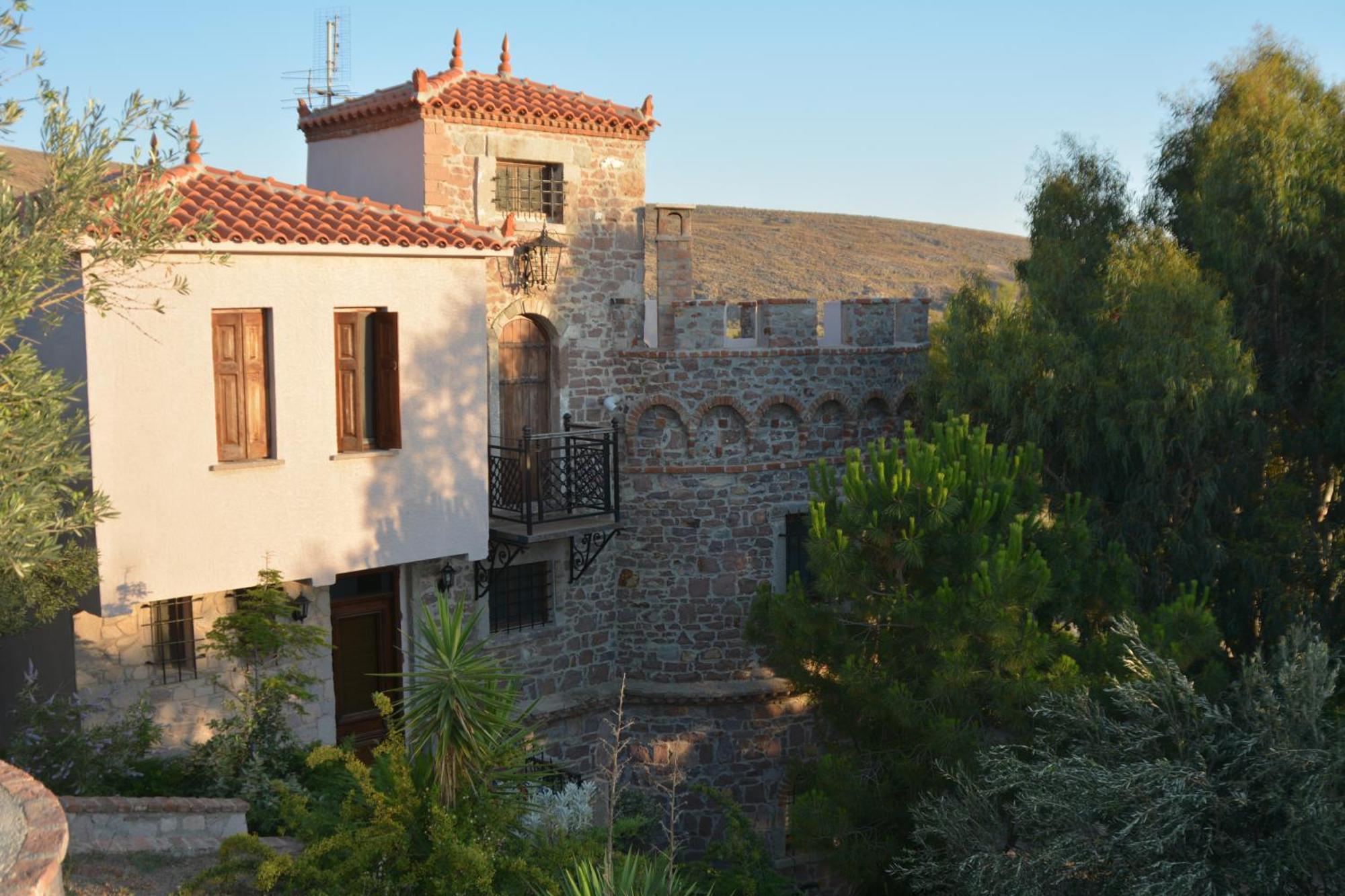 Lesvos Tower House Komninos Sígrion Buitenkant foto