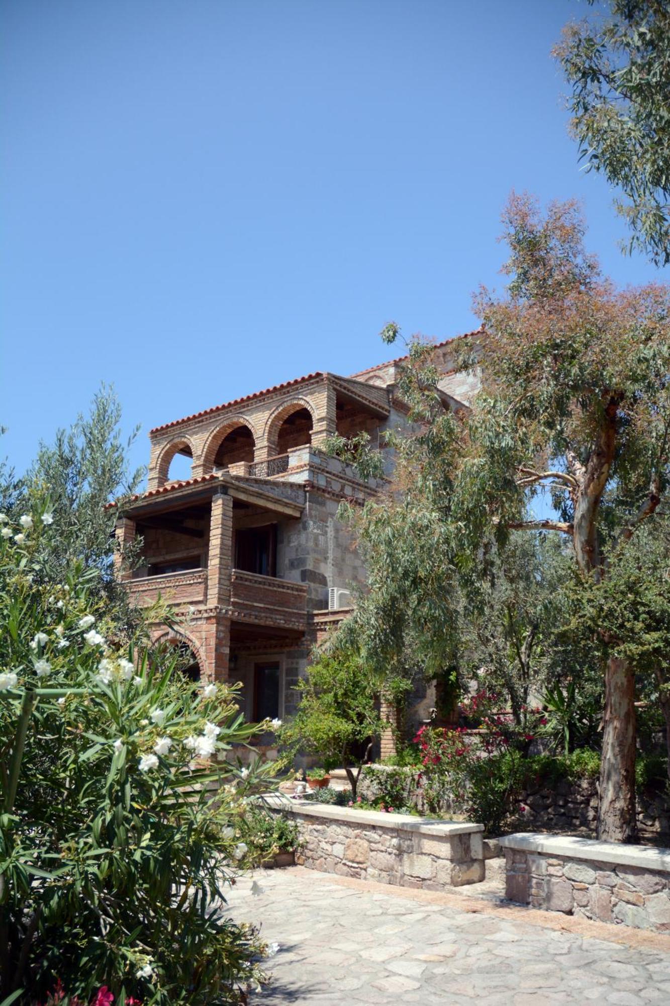 Lesvos Tower House Komninos Sígrion Buitenkant foto