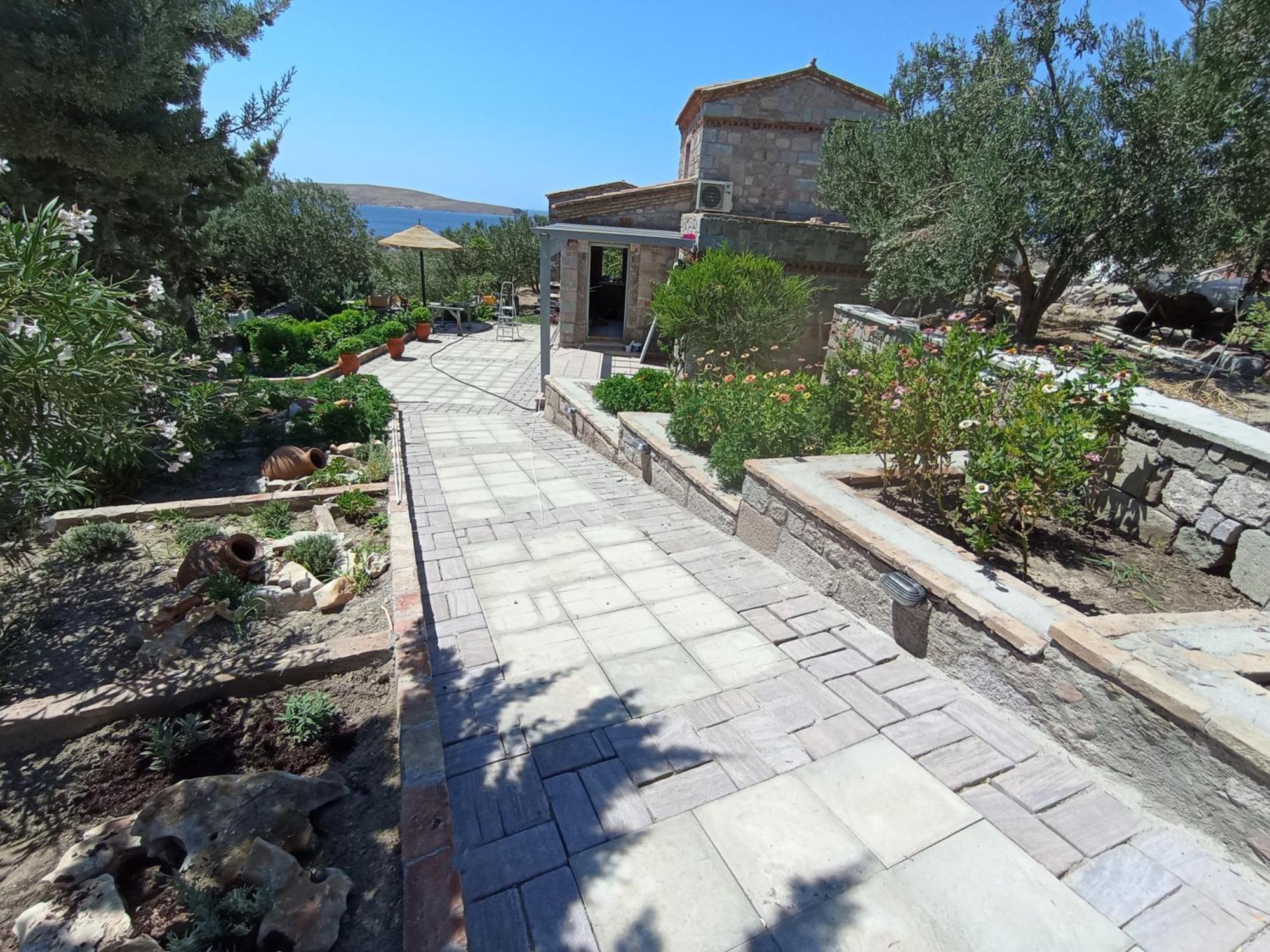 Lesvos Tower House Komninos Sígrion Buitenkant foto